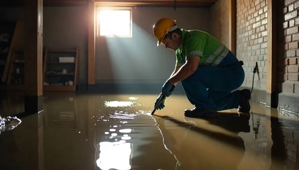 Professional water damage restoration services in Russells Point, OH